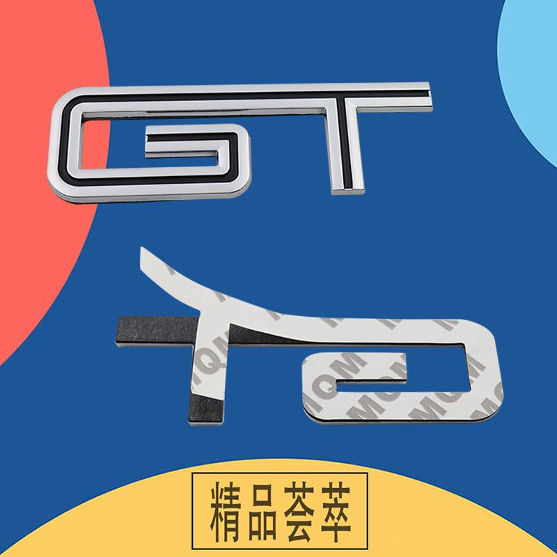 3D Стайлинг автомобиля Логотип GT для Бокового крыла автомобиля Багажник Шильдик Наклейка Эмблема Значок Стикер