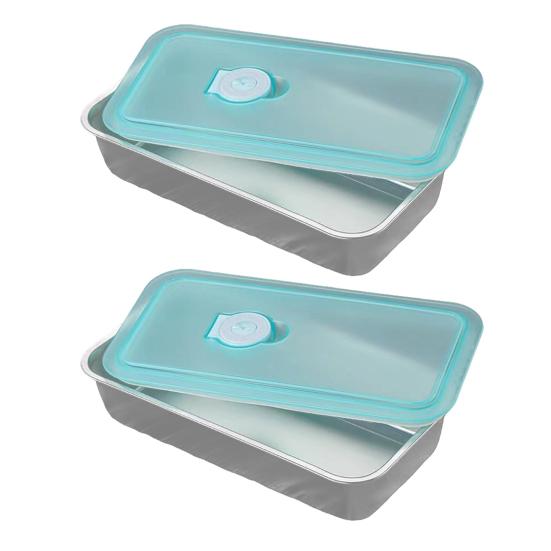 2 шт. контейнеры из нержавеющей стали для закусок, двойной отсек для приправ с крышками, ланч-бокс Bento