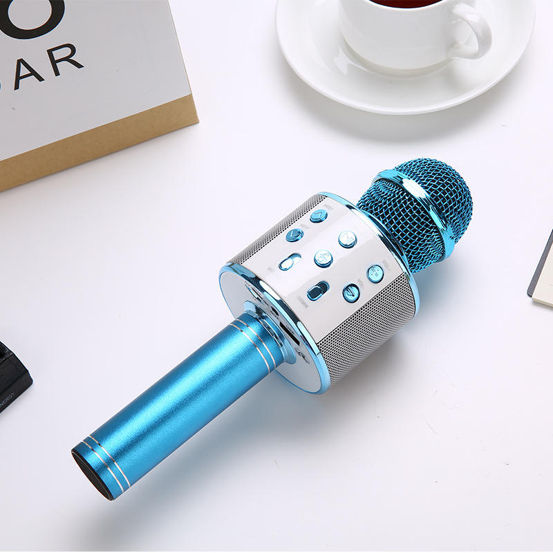 Микрофон для караоке, портативный беспроводной Bluetooth-микрофон для караоке для взрослых и детей, для вечеринок на открытом воздухе, караоке-машина для всех смартфонов
