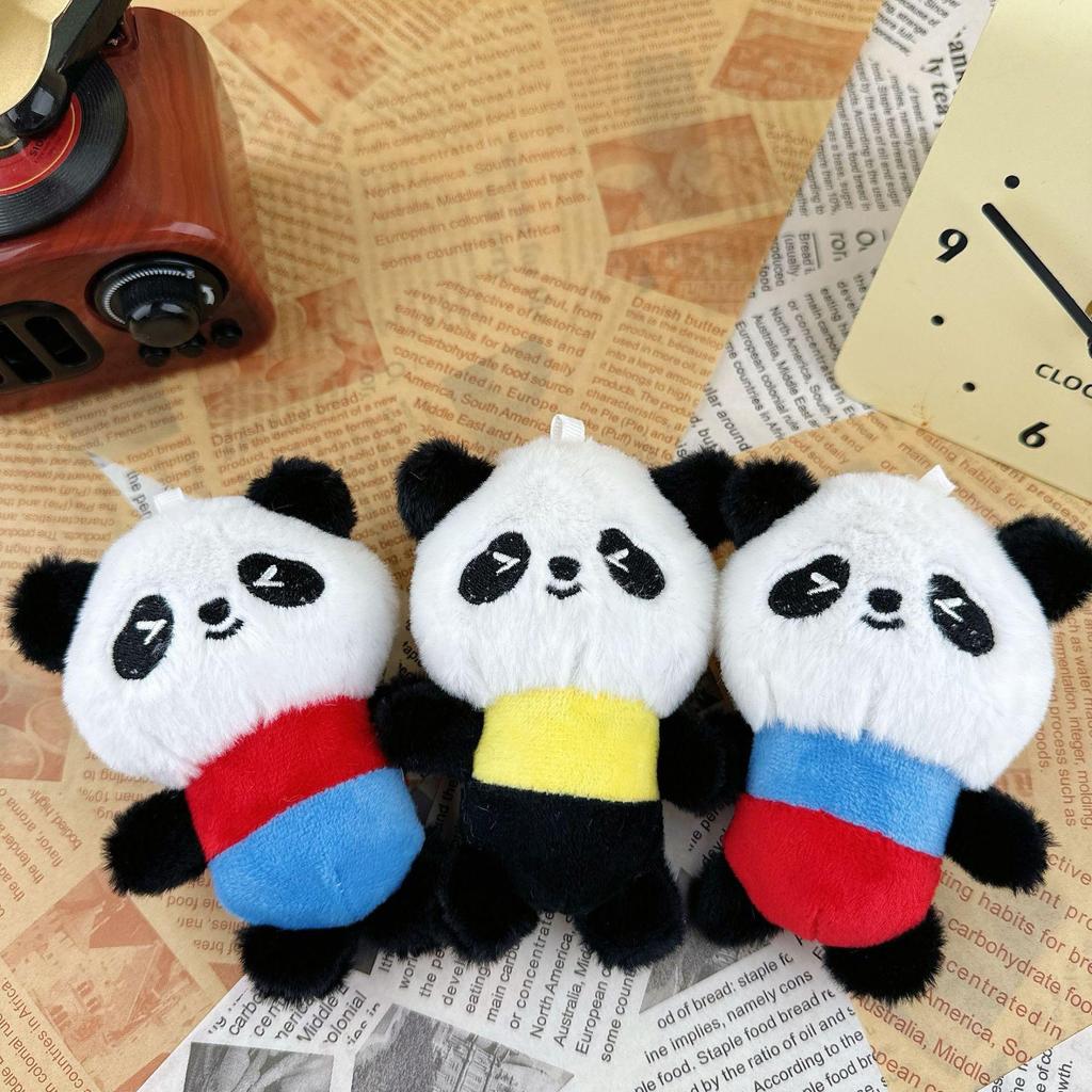 Mini Panda Plush Keychain Doll