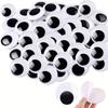 10pcs Self-Adhesive Googly Eyes for DIY Crafts and Holiday Decorations Wiggle Eyes Luminous Stickers
