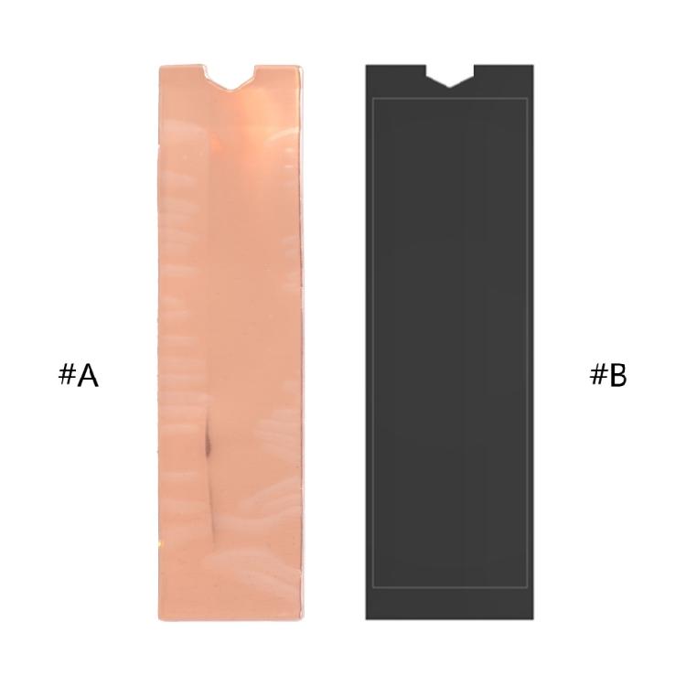 Радиатор охлаждения для M.2 NGFF 2280 PCI-E NVME SSD Охлаждающая термопрокладка Медный графеновый