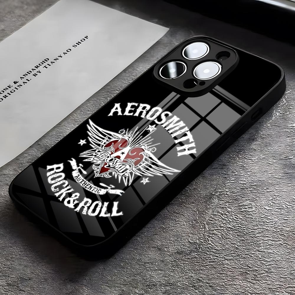 Punk Aerosmith Rock Cool Phone Case For IPhone 17 Pro Max 16 15 14 Pro Max 13 11 X Xs Xr 8 7Plus Silicone Cover