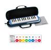 Melodion Alto 32-Key Blue FA-32BK Lightweight Body with Semi-Hard Case for Commuting and School Use, Includes DRM-1 Recognition Sticker