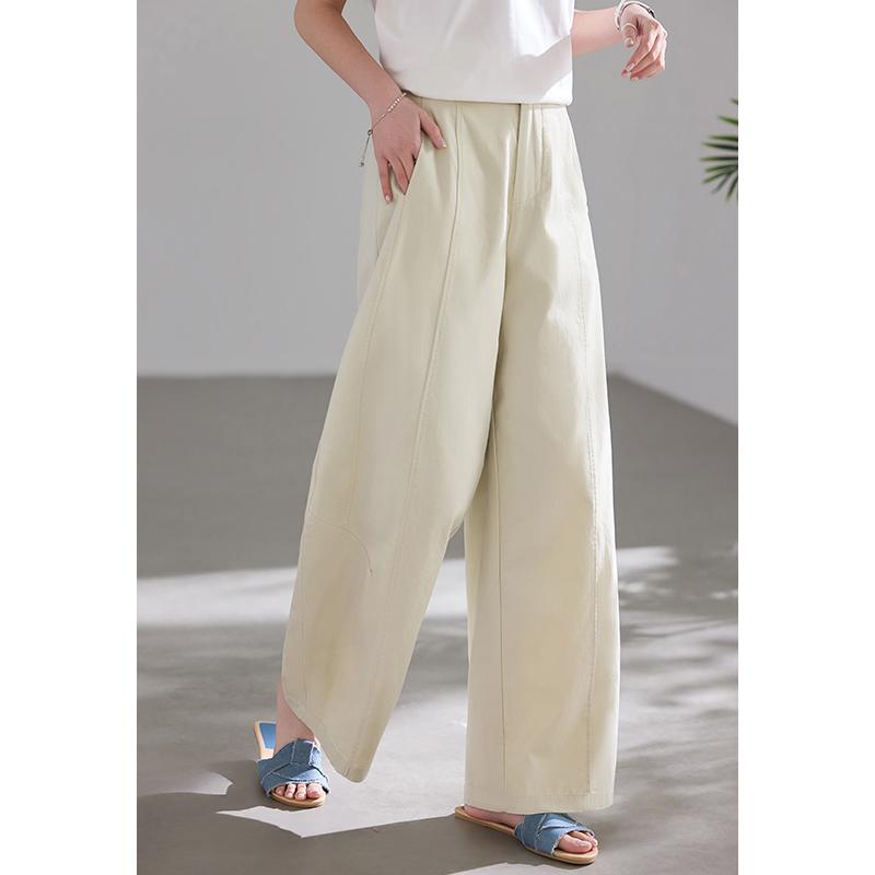 Lightweight Summer Collection: Women's Thin Breathable Wide Leg Pants with Relaxation