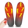 Rechargeable Electric Heating Insoles LED Remote Control Can Be Trimmed Usb Heated Warmer Insole