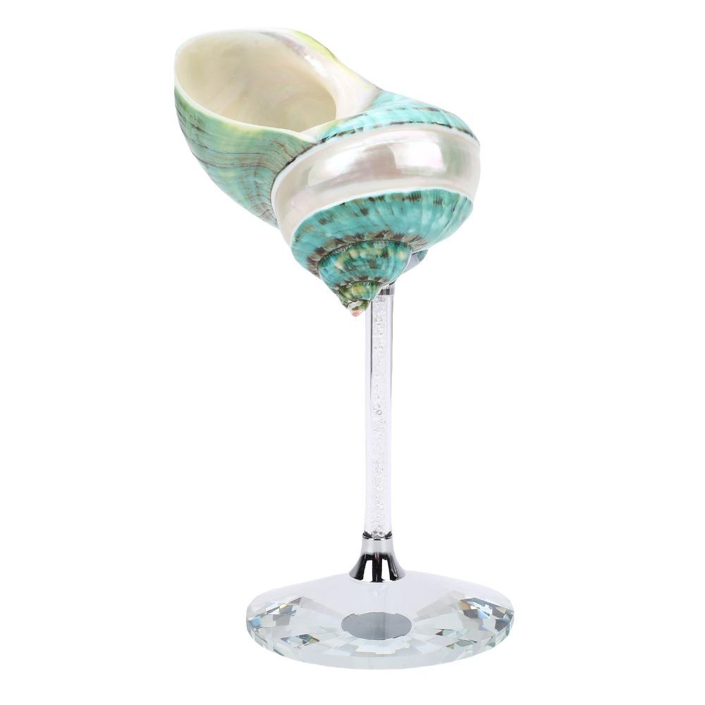 Natural Shell Conch Shell Goblet Glass Base Creative Wine Glass Natural Cocktail Drinks Cup Home
