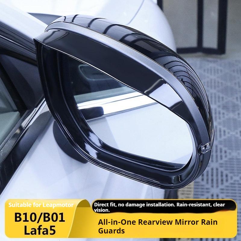 Fit For Leapmotor B10 B01 Lafa5 B05 Car Specialized Rearview Mirror Rain Visor Rain Shield Anti Rain Modification