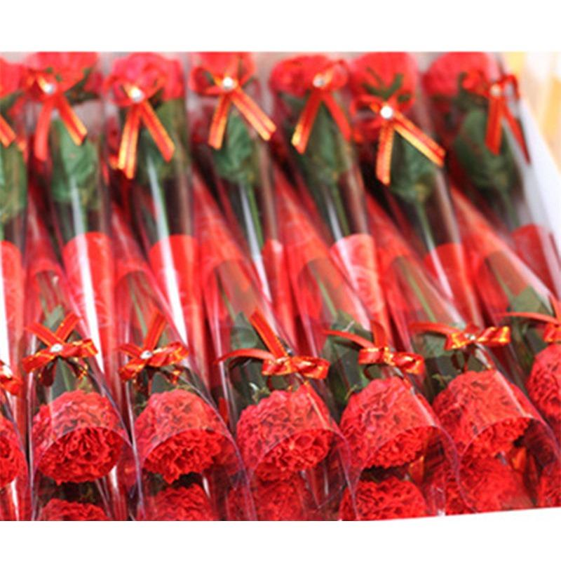 Valentine's Day Artificial Soap Rose Flower Birthday Gift DIY Wedding Bouquets Decoration Home Festival Party Decoration
