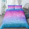 Цветной блестящий пододеяльник, комплект, девчачий розовый, пастельный, современный, для девочек, женское одеяло, двойной, королевский, полиэстер, одеяло