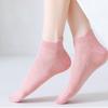 Ультратонкие дышащие хлопковые носки до щиколотки для женщин, однотонные дышащие летние женские сетчатые носки с низкой посадкой CLE