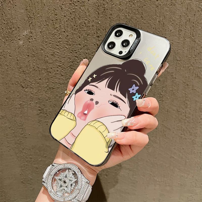 Силиконовый чехол для Vivo Y30 Y36 Y38 Y78 Y50 iPhone 17 16 15 14 13 12 11 Samsung A06 A16 A26 A36 A56 Чехол Раскрашенный своими руками Мультяшный Ударопрочный Бампер для телефона
