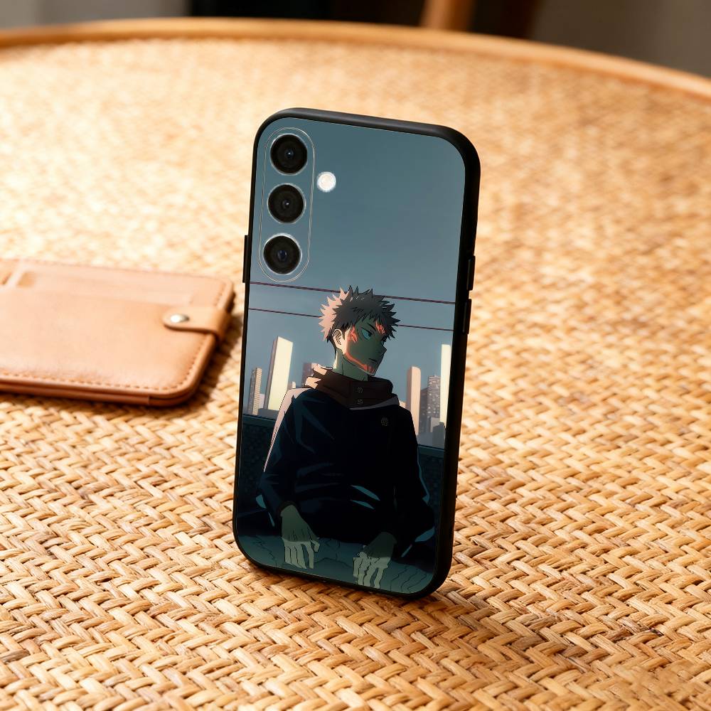 J-Jujutsu K-Kaisen Годжо Сукуна Чехол для телефона для Samsung A73,72,71,53,52,51,22,91,80, Мягкий черный чехол