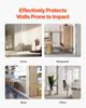 Stainless Steel Wall Corner Protector, 38 x 38 x 2436 mm, 10 Pack Metal Corner Guards, 304 Stainless Steel Edge Trim 90-Degree Angle for