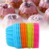 12Pcs  Pumpkin Silicone Cupcake Baking Cups Nonstick Pastry Muffin Molds