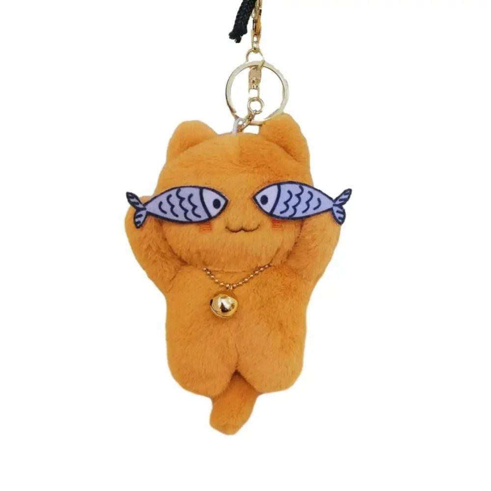 Cartoon Anime Cartoon Kitten Stuffed Doll Cat Cat Plush Keychain  Bag Pendant