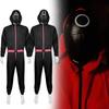 Squid Game Black Bodysuit Cosplay Outfit For Anime Role Play And Costume Party