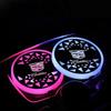 LED Car Cup Holder Mat USB Charging Coaster for Cadillac ATS CTS DTS STS SLS XLR BLS Escalade CT6 Interior Light Pad