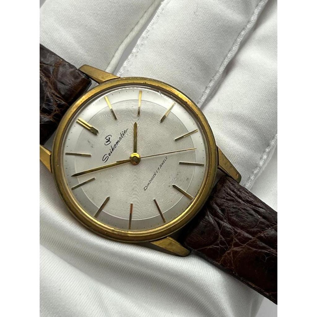 Б/у SEIKO SEIKOMATIC Автоматический завод Гильошированный циферблат