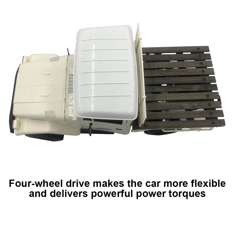 4WD 1 16 Remote Control DIY Assemble Crawler Car Model with 25g Servo 370 Brush MotorBeige