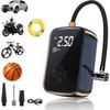 150PSI Bicycle Pump with Digital Pressure Gauge, Portable Car Tire Cordless Air Compressor, for Basketball, Soccer, Motocycle