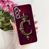 Прозрачный чехол для Samsung Galaxy A35 5G, роскошная корона, буквы от A до Z, 2D плоский узор, мягкий корпус для Samsung A35 5G A356E A356B, чехол