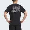 Adidas Campyx Short Sleeve Graphic Logo T-Shirt Unisex Tops Black IC1948