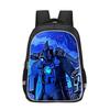 Kids School Backpack Boys Girls Large Capacity Lightweight Anti-Shock Spine Support Reflective Safety Stripes Oxford