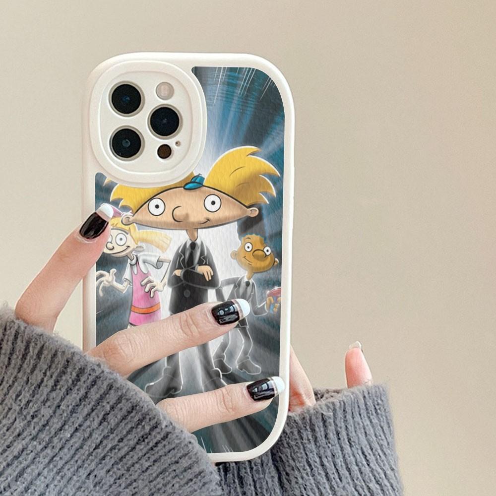 Привет, Мультяшный чехол для телефона Арнольда, Жесткая кожа, Для iPhone 14 13 12 Mini 11 14 Pro Max Xs X Xr 7 8 Plus Fundas