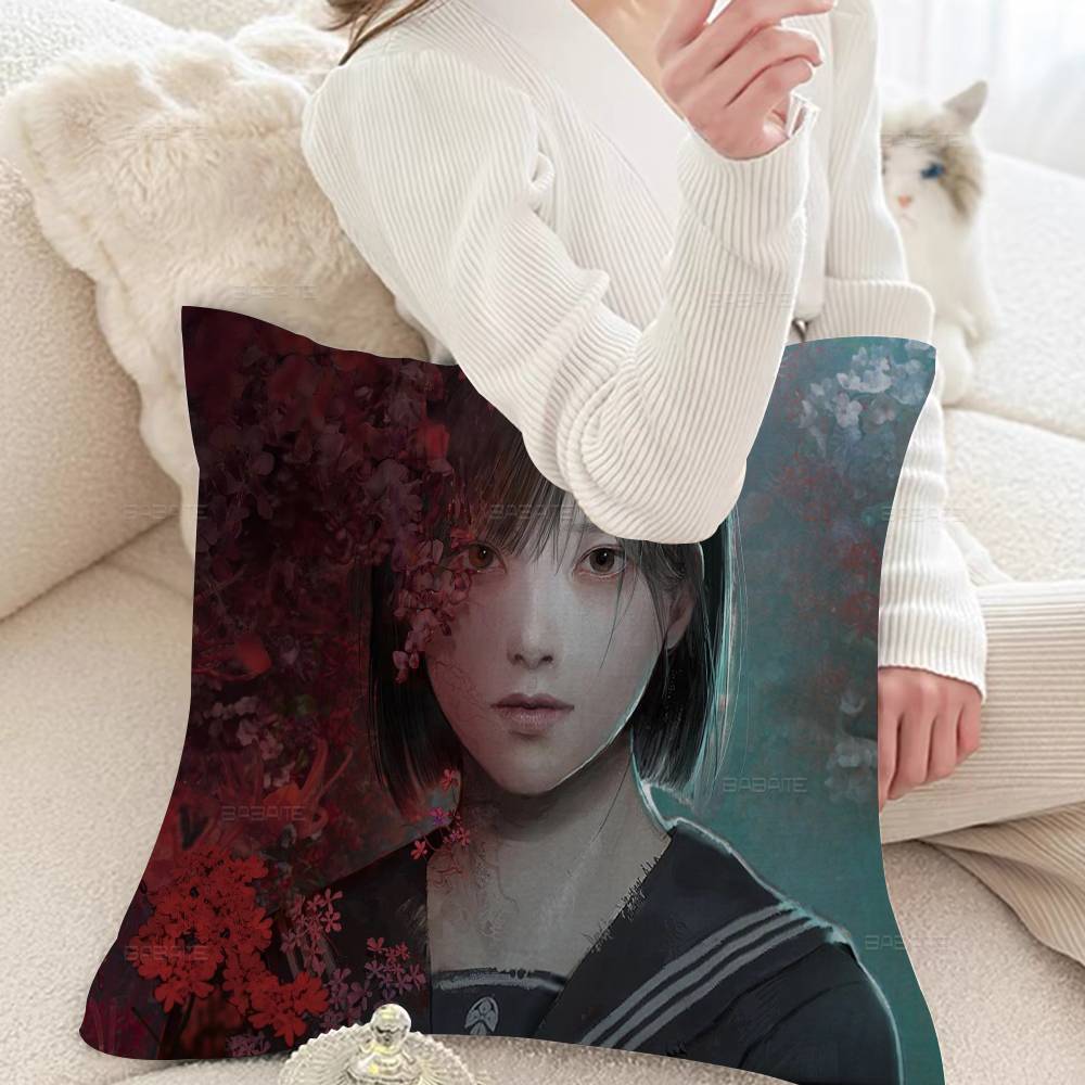 Horror Thriller Silent Hill Personalized Pillow Cover Kids Bedroom Wild Party Decor Pillowcase Kid Birthday Shower Gift