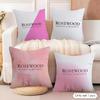 Бренд RRosewood Чехол для подушки отеля Натуральный лен Органическая ткань Двусторонняя печать Чехлы для диванных подушек Домашний декор