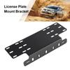 Car Front Bumper License Plate Mount Bracket Frame LED Work Light Bar Aluminum Automobile Driving Plates Brackets Accessory