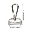 1pc Zinc Alloy Detachable Snap Hook Trigger Clips Buckles for Strap Belt Keychain Webbing Pet Leash Leathercraft Hooks 4 Sizes