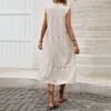 Women's Leisure Holiday Simple Sleeveless Loose Shift Dress