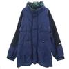 NAUTICA COMPETITION 90s Old Nylon Jacket XL Blue Hooded Outdoor Men's Used