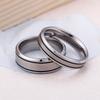 Simple Niche Style Titanium Steel Couple Ring Accessories