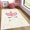 Unicorn Pattern Children 'S Room Rug Children 'S Game Mat Cartoon Cute Fan Rug Home Living Room Bedroom Decoration Accessories