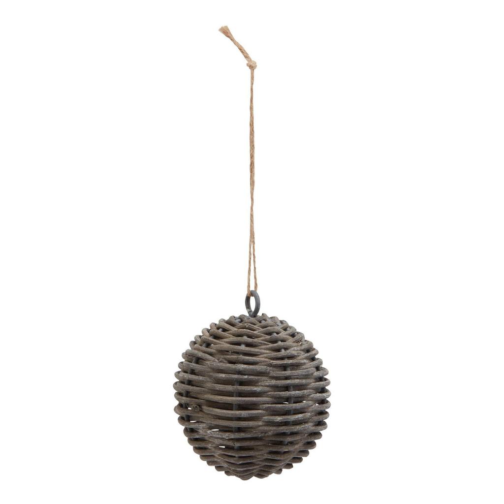 Hill Interiors The Noel Collection Wicker Bauble