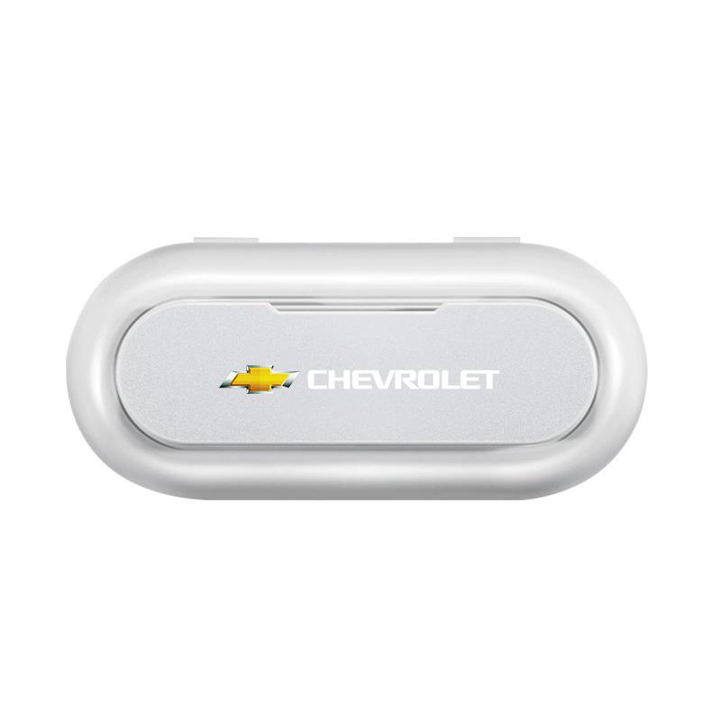 1Pcs Car Sun Visor Glasses Storage Box Holder Organizer Car for Chevrolet Spark Silverado Trailblazer Cruze Captiva Car Stickers