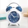 Powerful Wake Up Alarm Clock Simple Student Children Mechanical Metal Ringing Alarm Clock Mute Night Light Bedroom Desktop Clock