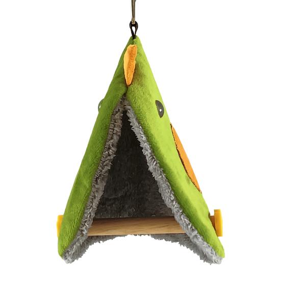 Yousheng Cute Bird Blanket with Hanging Rope Nest Bed Soft Comfortable Non-deformation Cuddle Nest Hanging Toy for Parrots Budgies