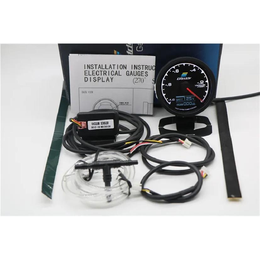 62mm GReddi  Water Temp Gauges LCD Digital Display Turbo Boost Oil Pressure Air Fuel Ratio Exhaust Fuel Volta Rpm Racing Meter