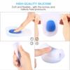 1 пара силиконовых стелек для поддержки пятки с амортизирующим эффектом (M)