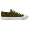 Converse Jack Purcell Круглый носок Шнуровка Низкий верх Канвас Унисекс Темно-зеленый