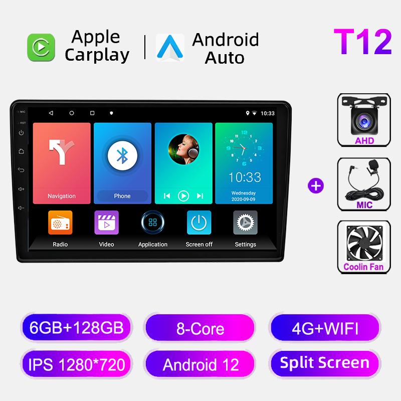 Автомагнитола стерео автомобильная для Nissan Caravan 2001-2012 WIFI 4G мультимедийный проигрыватель Android навигация GPS Carplay Автомагнитола HU