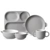 5 Types of Childrens Tableware Sets, Matte Gray, Handyball S 1p + Handyball M 1p + Handy Plate + Tray + Mug, Popular Korean Child Care Products