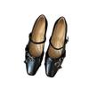 Cross-strap retro single shoes women's French fashion women's shoes soft soles are not tired, and the feet are worn outside. High-end Mary Jane sh