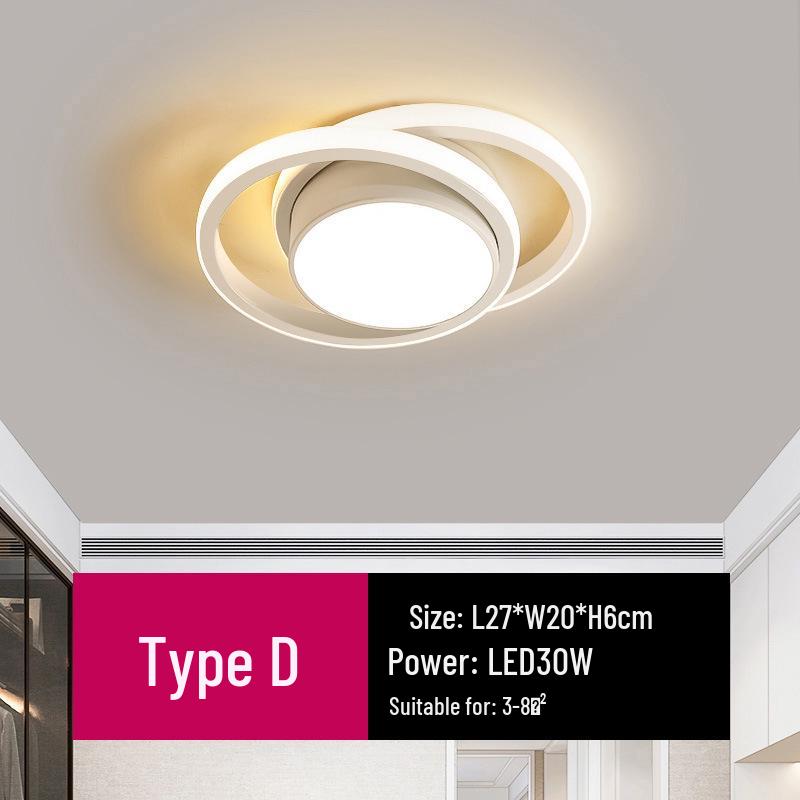 Скандинавский светодиодный потолочный светильник для холла, гардеробной, лестницы, балкона и коридора