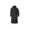 Long Hooded Windproof Warm Cotton Jacket Men Outerwear Black DZ1436