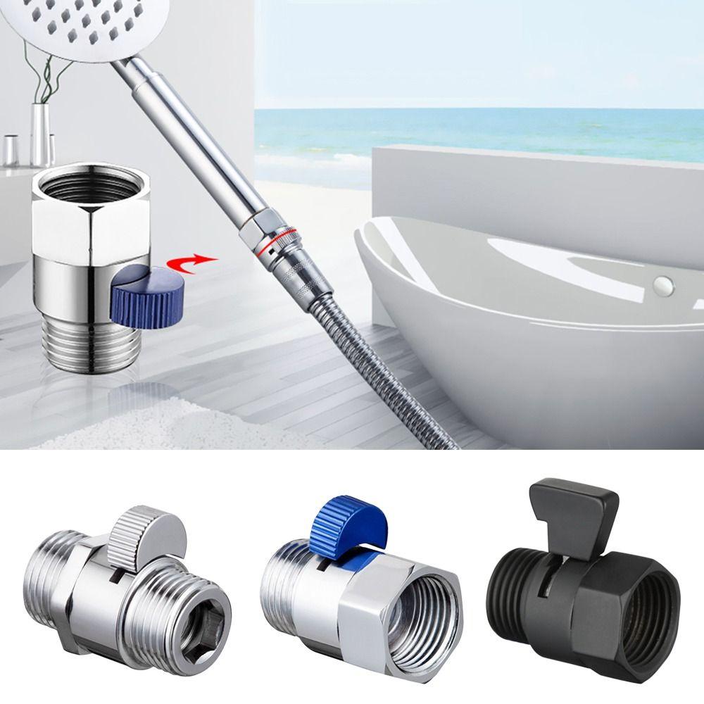 Bathroom Shower Brass Junction Shut-off Angle Valve Water Flow Control Valve Diverter Valve